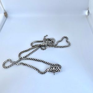 Box Silver Chain Necklace